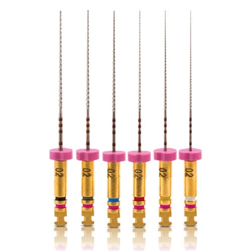 K3 Nickel Titanium Rotary Endodontic Files, .02 Taper, Assorted #15-40, 25 mm, 6/Pk, 825-2025 thumbnail 3