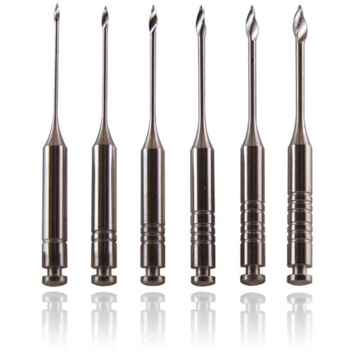 Kerr NTI Gates Glidden Drills, Assorted Sizes 1-6, 15mm Short, RA, 6/Pkg, EG204-ASST thumbnail 3