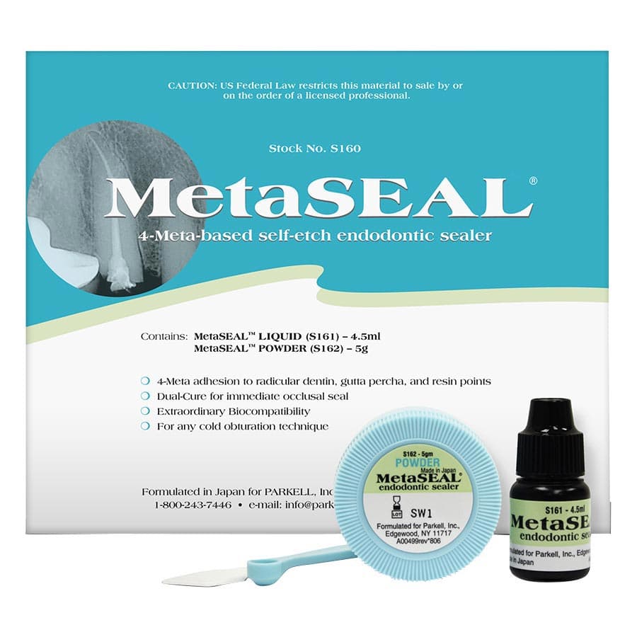 MetaSEAL Endodontic Sealer Complete Kit, Self-Etch Dual-Cure Resin Sealer, 4.5 mL Liquid & 5 g Powder, S160 thumbnail 12
