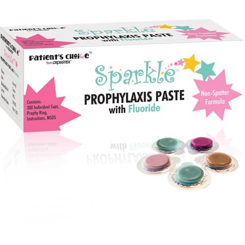 Sparkle Prophy Paste with Xylitol, Coarse Grit, Bubble Gum, 1.23% Fluoride, Single-Use Cups, 200/Pk, UPCBG thumbnail 8