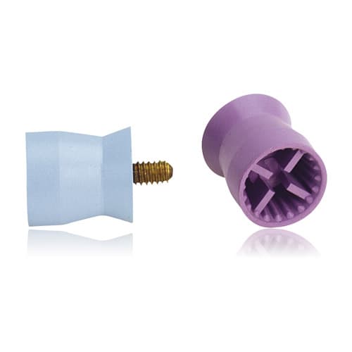 Young Dental Petite Web LF Prophy Cup, Firm, Light Blue, Screw Type, Short, Latex-Free, 144/Bx, 054701 thumbnail 9