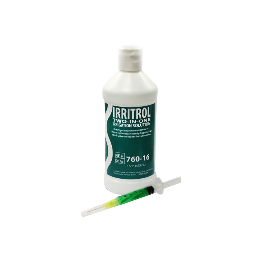 Irritrol 2-in-1 Endodontic Irrigating Solution, 16 oz Bottle, #760-16 thumbnail 2