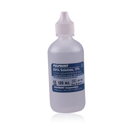 Pulpdent EDTA 17% Solution, Neutral pH Chelating Agent, 120 ml Bottle, EDTA-120 thumbnail 11