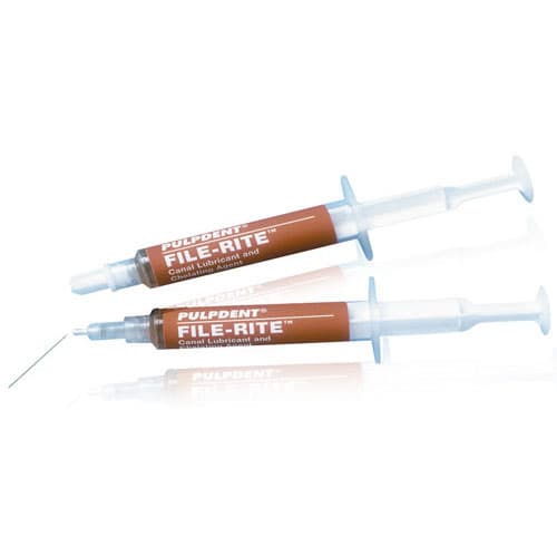 Pulpdent File-Rite 17% EDTA Semi-Gel Canal Lubricant Kit, 4 x 5 g Syringes + 50 Applicator Tips, FILE thumbnail 16