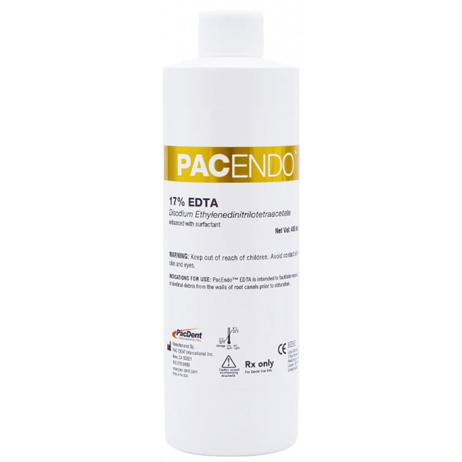 PacEndo 17% EDTA Solution Refill Bottle, 480 mL/16 oz, with Luer-Lock Dispensing Cap, PE-EDB, 1/Pk thumbnail 3