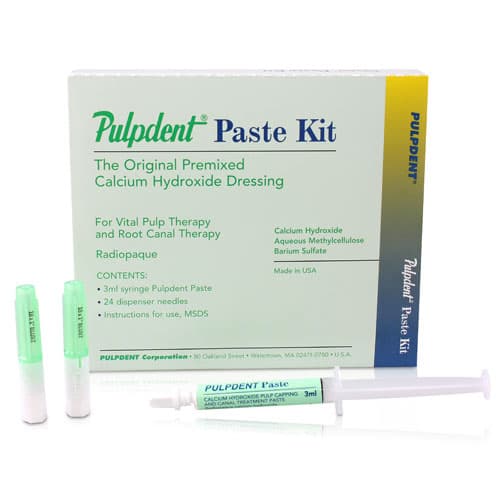 Pulpdent Paste Calcium Hydroxide Pulp Capping Kit, 3 mL Syringe with 24 Sterile 18 Gauge Blunt Needles, PSYK thumbnail 11