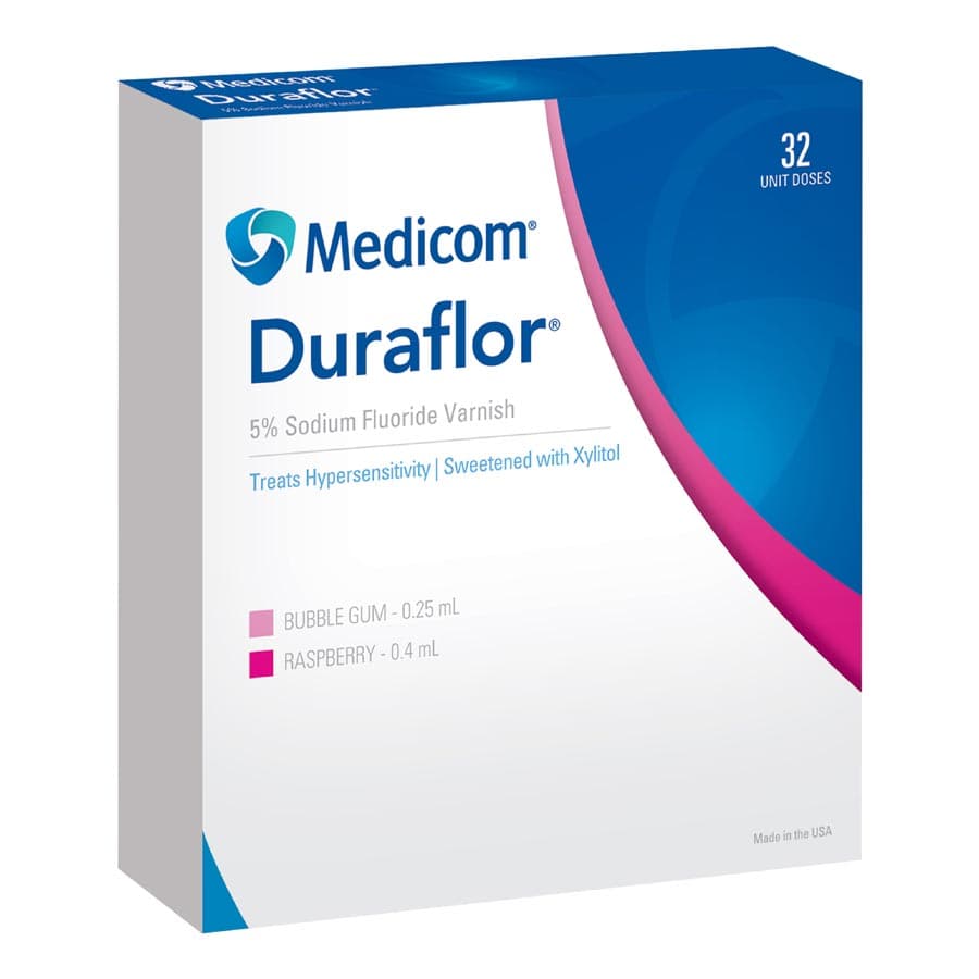 Duraflor 5% Sodium Fluoride Varnish, Bubble Gum, Unit Dose 0.25 mL, 32/Pack, 1011-BG32 thumbnail 5