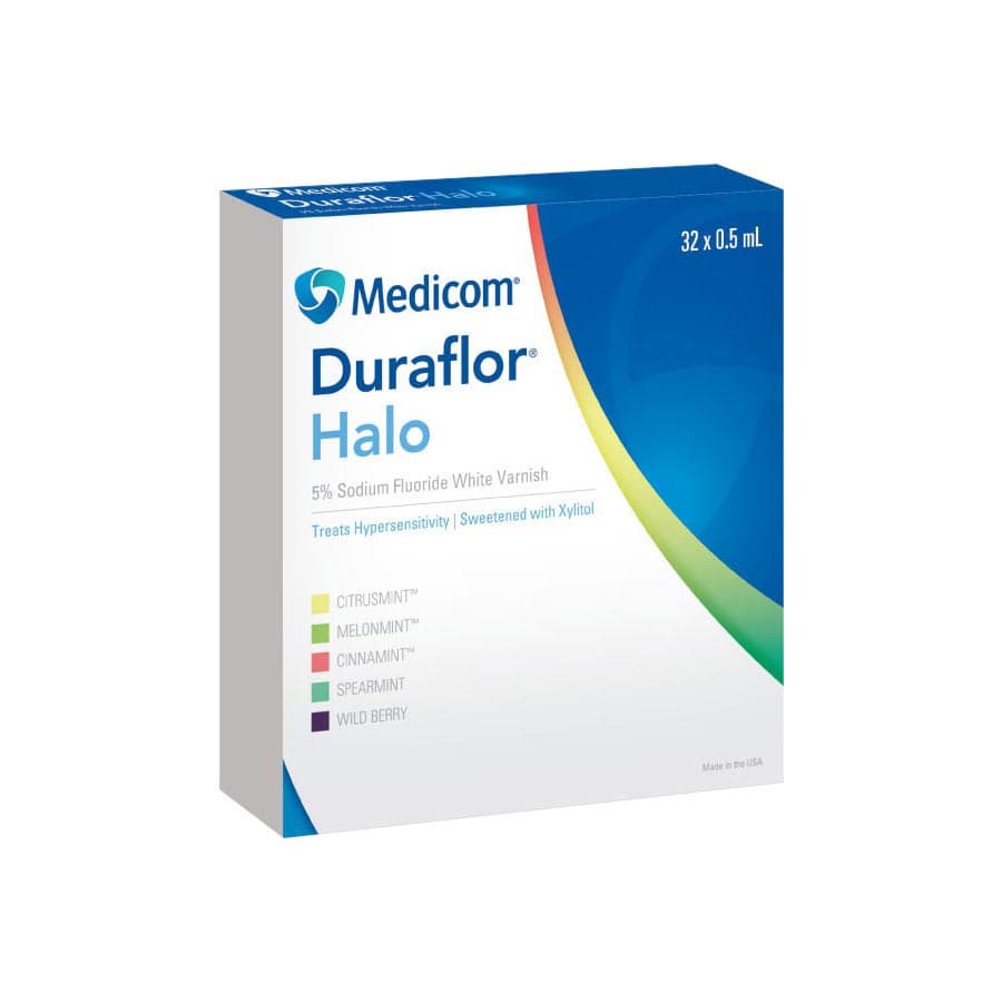 Duraflor Halo 5% Sodium Fluoride Varnish, Spearmint, 0.5 mL Unit Dose, 32/Box, 1015-SM32 thumbnail 3