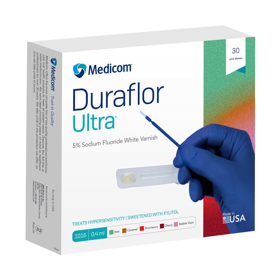Duraflor Ultra 5% Sodium Fluoride White Varnish, Mint, 0.4 mL Unit Dose, 30/Box, 1016-M30 thumbnail 10