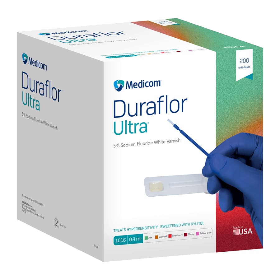 Duraflor Ultra 5% Sodium Fluoride White Varnish, 0.4 mL Unit Dose, Bubblegum, 200/Box, 1016-BG200 thumbnail 9