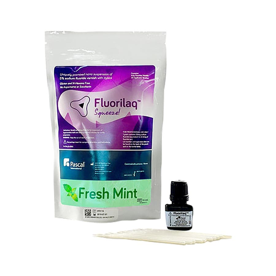 Fluorilaq Squeeze 5% Sodium Fluoride Varnish, Fresh Mint, 9.5 mL Bottle, 10-435 thumbnail 6