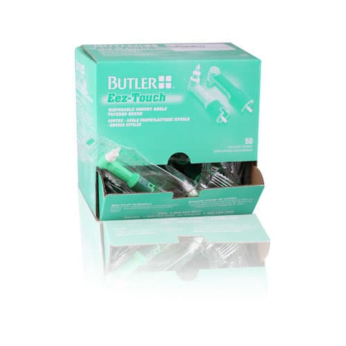 Eez-Touch Disposable Prophy Angle, Tapered Brush, Latex-Free, 50/Box, 1203P thumbnail 12