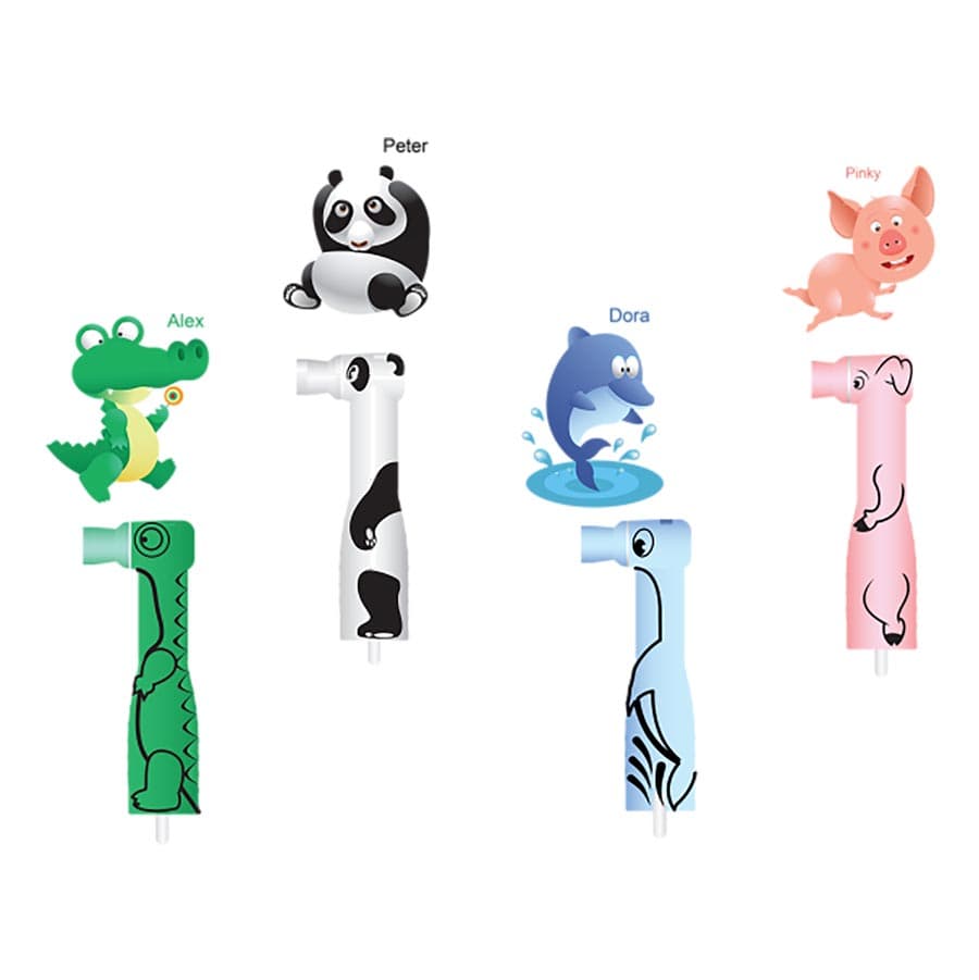 FUNimals Disposable Prophy Angles, Soft Cup, Assorted, Latex-Free, 500/Box, 166-500A thumbnail 6