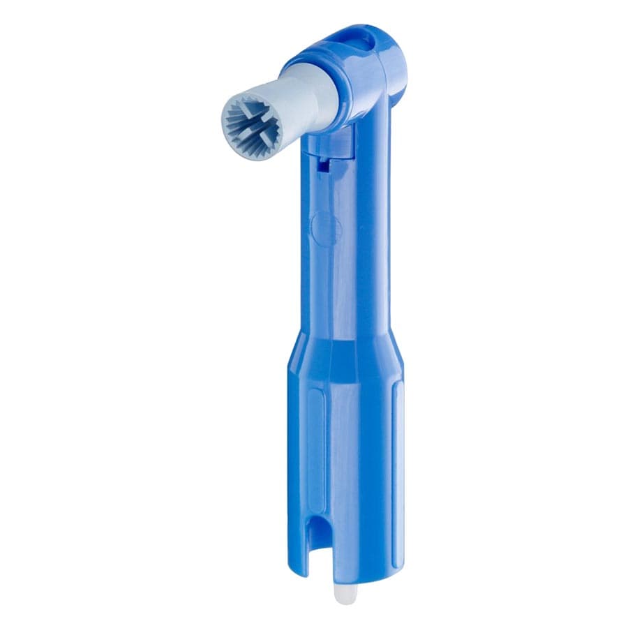 Young Classic Traditional Web LF Disposable Prophy Angles, Firm, Light Blue, Long, 4-Webbed Cup, Latex-Free, 200/Box, 131720 thumbnail 9