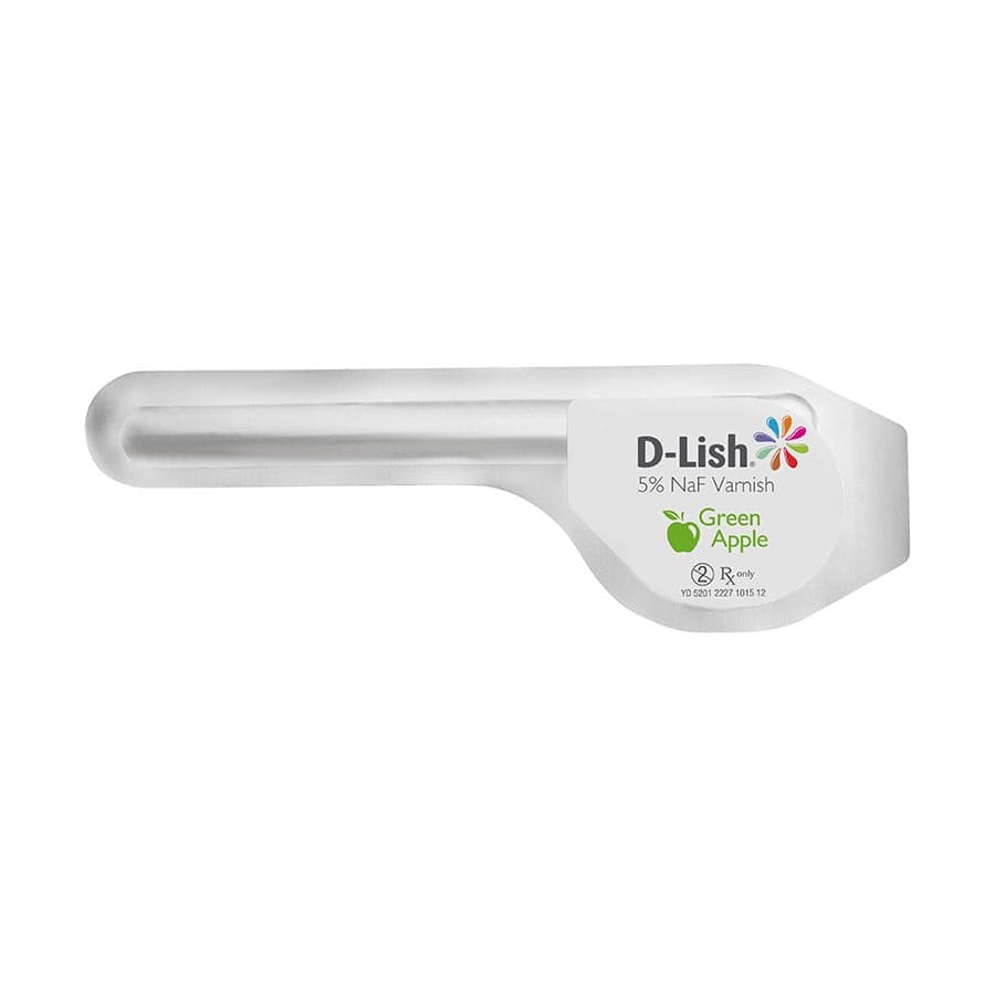D-Lish 5% Sodium Fluoride Varnish, Green Apple, 0.4 mL Unit-Dose, 200/Box, 295733 thumbnail 5