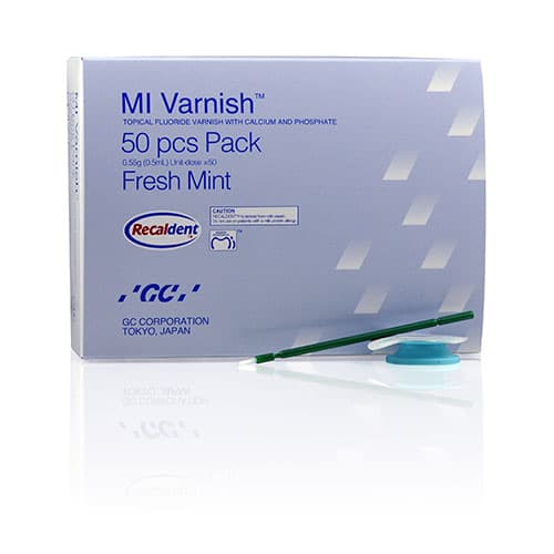 MI Varnish 5% Sodium Fluoride with RECALDENT (CPP-ACP), Fresh Mint, 0.4 mL Unit Dose, 50/Pack, 442505 thumbnail 15