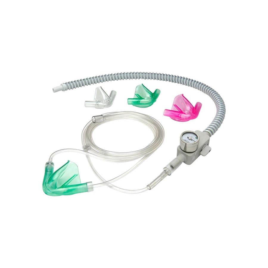Accutron Axess Low Profile Nasal Mask Scavenging Circuit Kit, In-Line Vacuum Controller, 9 Masks, 53005 thumbnail 2