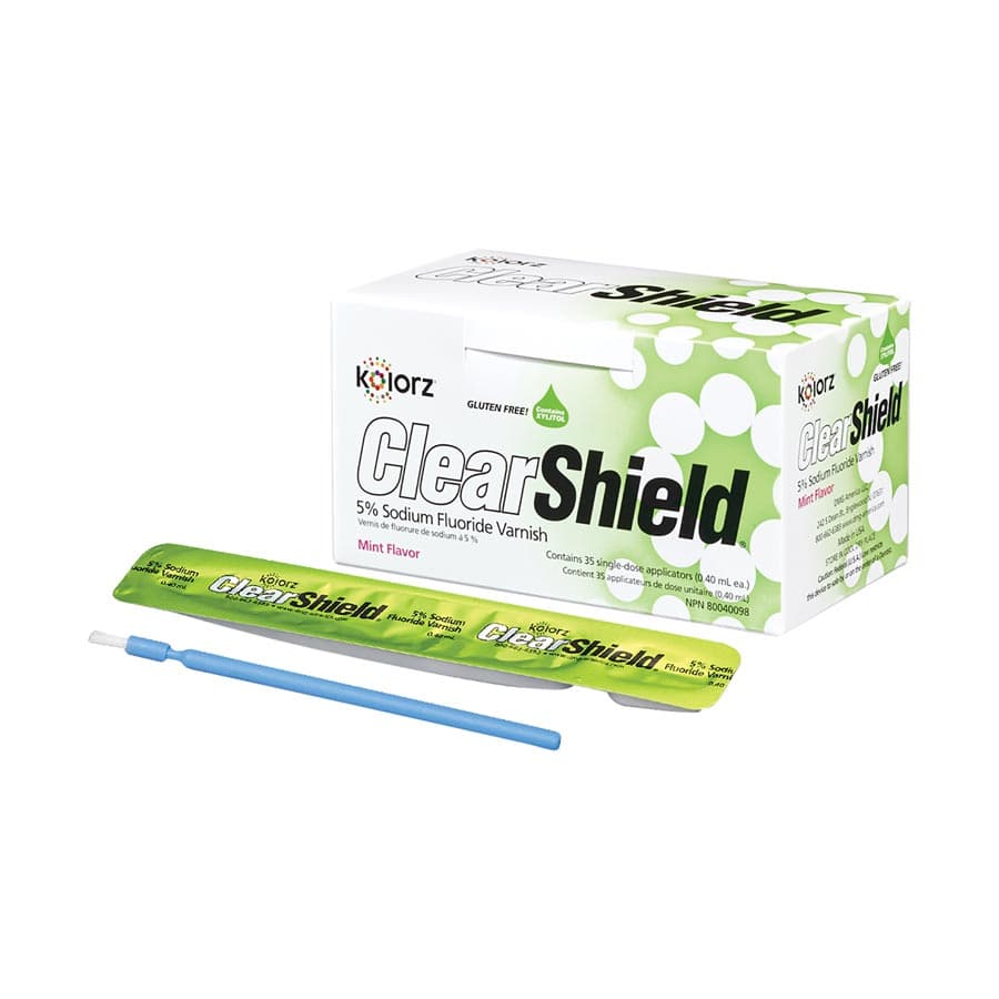Kolorz ClearShield 5% Sodium Fluoride Varnish, Mint, 0.4 mL Unit Dose, 35/Pk, 799506 thumbnail 9
