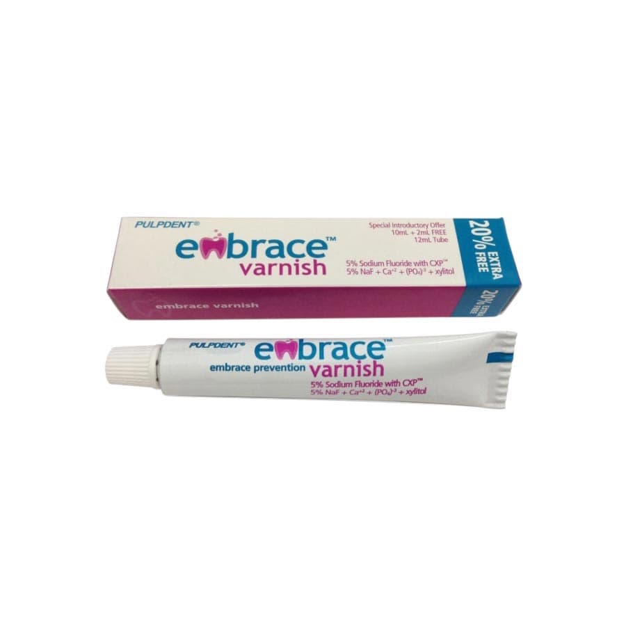 Embrace Varnish 5% Sodium Fluoride with CXP, 12 mL Tube, 1/Pk, FVT thumbnail 6