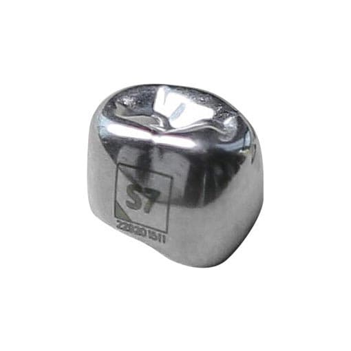 Acero 3S Stainless Steel Primary First Molar Crown, Lower Right, Size 6, 5/Pack thumbnail 3