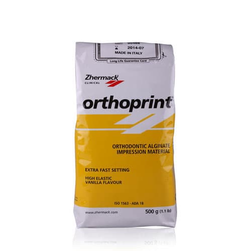 Orthoprint X-Fast Vanilla Alginate Refill, 500 g Bag, Yellow, C302145 thumbnail 6