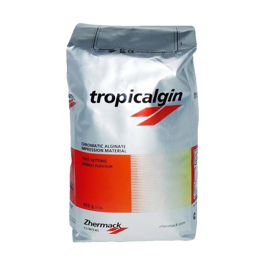 Zhermack Tropicalgin Three-Phase Chromatic Color-Changing Alginate, Fast Set, Mango, 453 g (1 lb) Bag, C302240 thumbnail 10