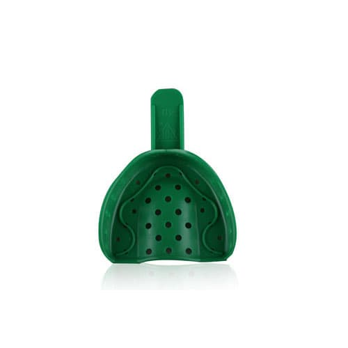 COE Spacer Disposable Impression Trays, #32D Anterior, Perforated, Green, 12/Bag, 253212 thumbnail 9