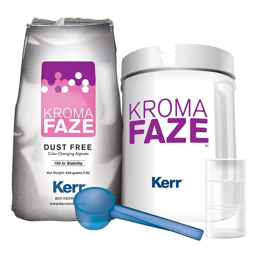 Kerr KromaFaze Dust-Free Alginate, Pouch Only, 1 lb, Color-Changing, FastSet, 27467 thumbnail 2