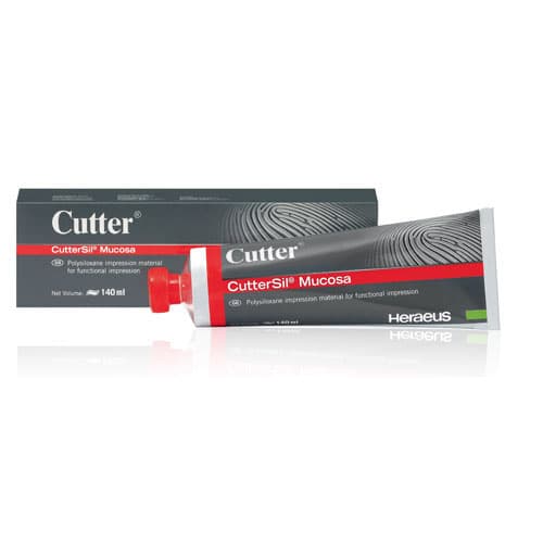CutterSil Mucosa Silicone Impression Material, Orange, 140 mL Tube, 65767011 thumbnail 6