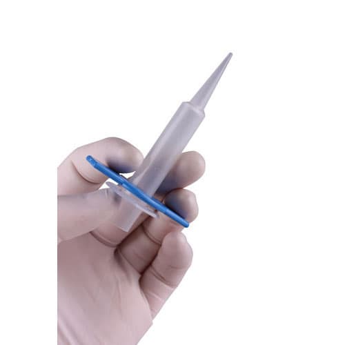 Keystone Industries Disposable Plastic Impression Syringes, 5 mL, Pre-Bent Tip, Box of 50, #0921867 thumbnail 4