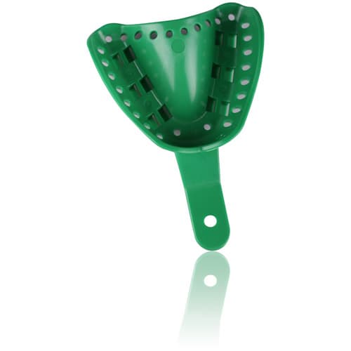 Excellent-Lock Disposable Ortho Impression Trays, Adult, Upper, Medium, Green, 50/Pk, ITT-2U-50 thumbnail 5