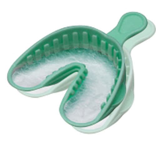Alfa™ Triple Tray® Large Green Disposable Impression Trays, 24/Box, 1006333 thumbnail 12
