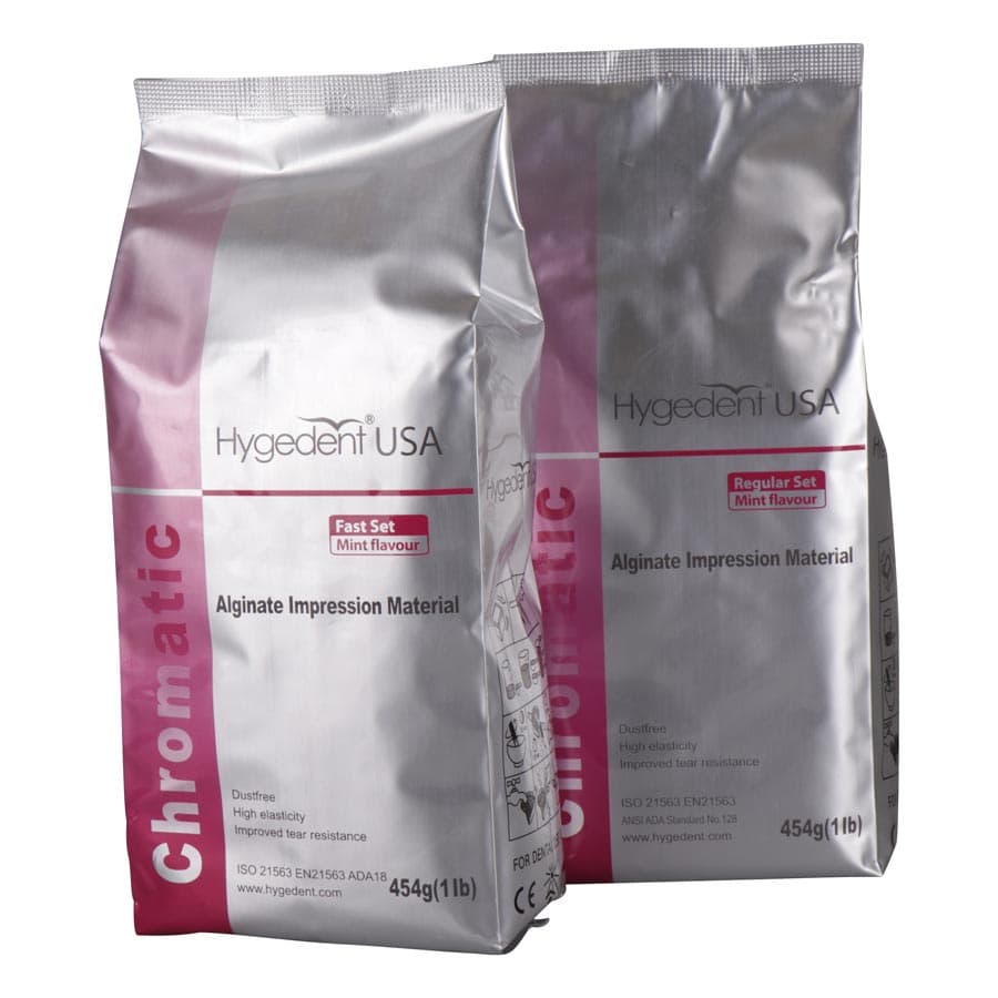 Hygedent Alginate Impression Material, Regular Set, Mint Flavor, 1 lb Can, AL02 - Hygedent USA - Hygedent Alginate - Image 1