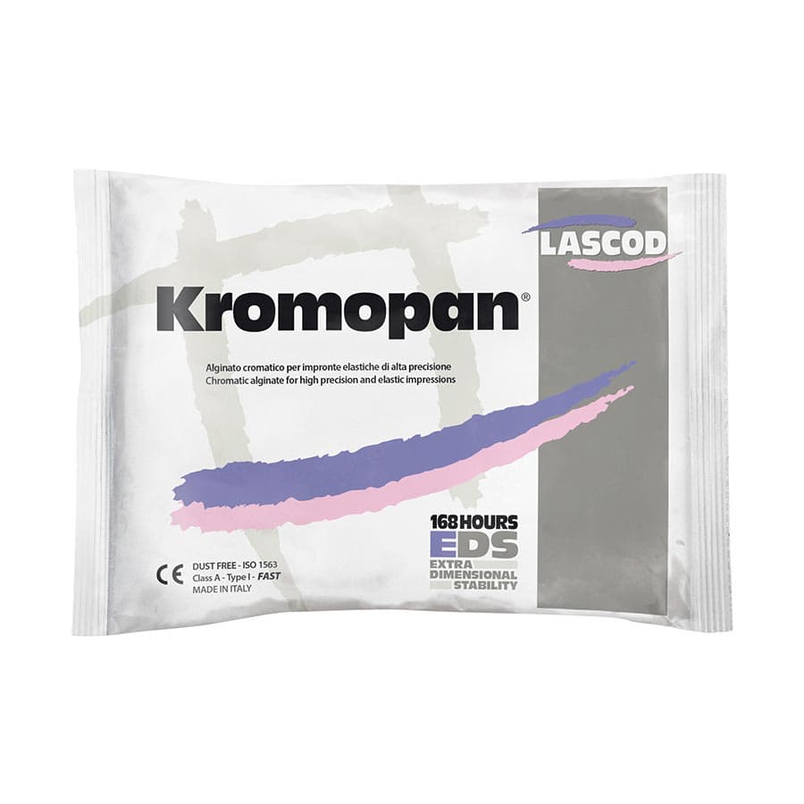 Kromopan 100 Chromatic Alginate Impression Material, Fast Set, Dust Free, Mint Flavor, 1 lb (450 g) Pouch, KRM302 thumbnail 10