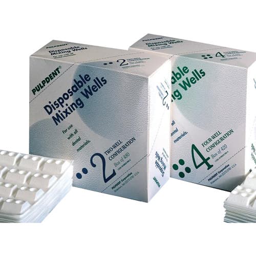 Pulpdent Disposable Mixing Wells, 2-Well, White, 480/Box, MW-2 thumbnail 12