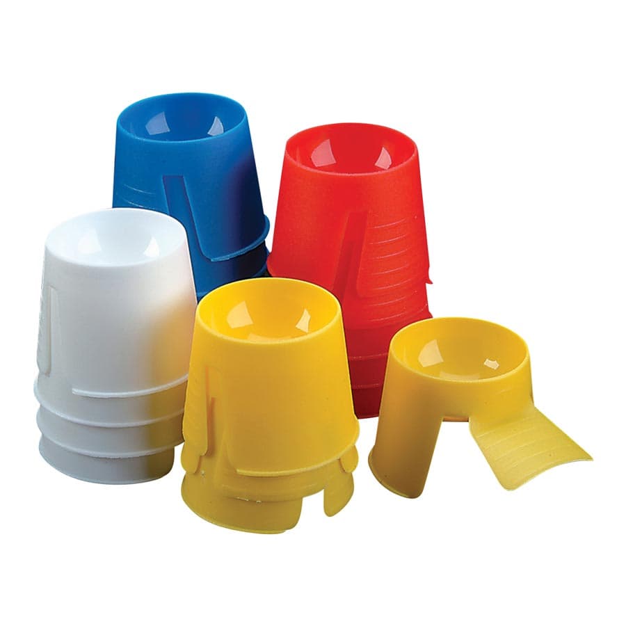 Plasdent DapDish Disposable Dental Dappen Dishes, Assorted Colors, 200/Box, 901DD-A thumbnail 4