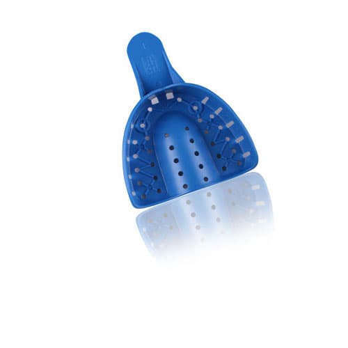 Tray Aways® #1 Perforated Disposable Impression Trays, Large Upper, Blue, 12/Pack, 0921884 thumbnail 4