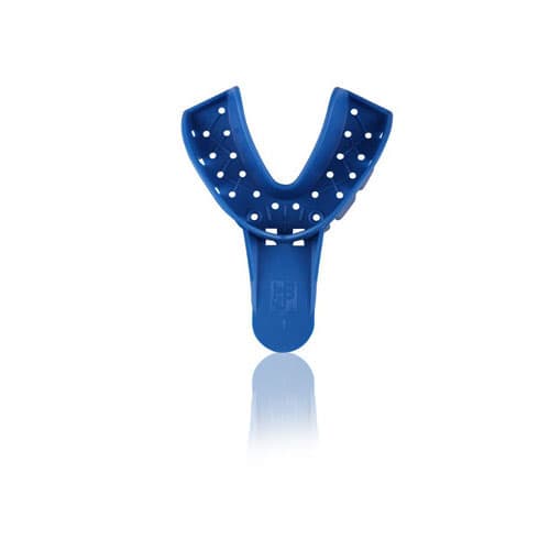 Tray Aways® Disposable Perforated Impression Trays, #4 Medium Lower, Blue, 12/Pack, 0921888 thumbnail 4