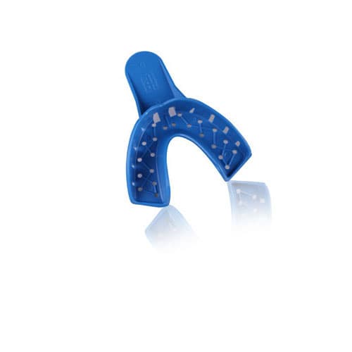 Tray Aways® #6 Perforated Disposable Impression Trays, Small Lower, Blue, 12/Pack, 0921889 thumbnail 4