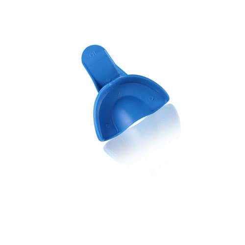 Tray Aways® Disposable Solid Impression Trays, Upper Anterior, #10, Blue, 12/Pack, 0921893 thumbnail 4