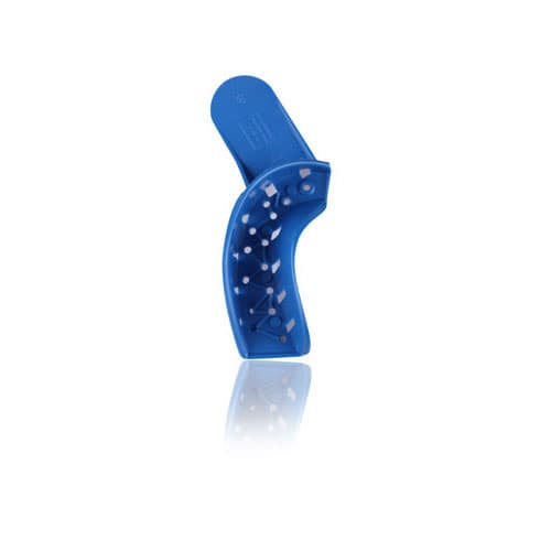 Tray Aways® Disposable Perforated Impression Trays, #8S, Upper Left/Lower Right Quadrant, Blue, 12/Pack, 0921895 thumbnail 4
