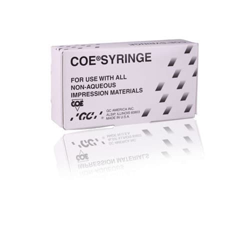 COE Aluminum Impression Syringe, Complete Package, 1 Barrel, 1 Plunger, 12 Plastic Tips, Cleaning Brush, 159001 thumbnail 6