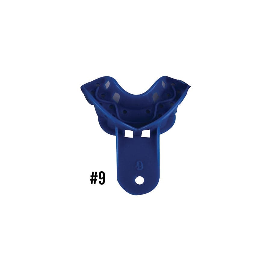 Plasdent Excellent Disposable Impression Trays, Anterior #9, Perforated, Royal Blue, 12/Pk, IT-ANT thumbnail 6