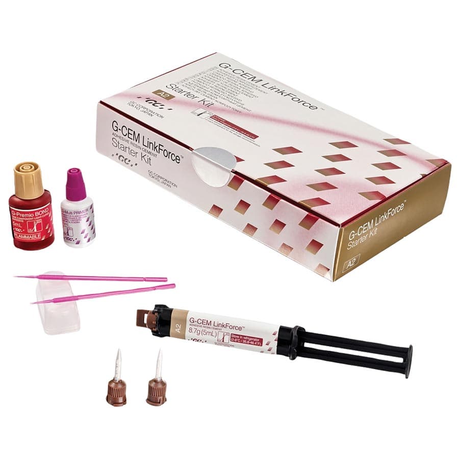 G-CEM LinkForce Adhesive Resin Cement, Starter Kit, Translucent, 1/Pk, 010119 thumbnail 8