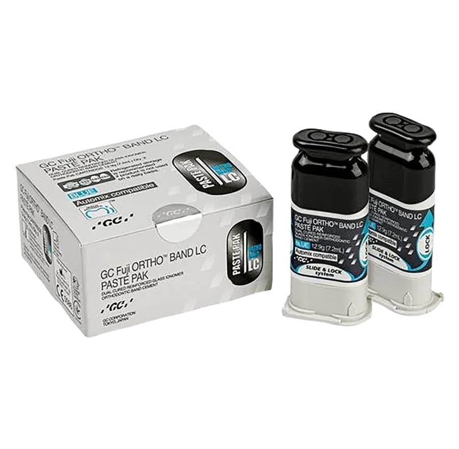 GC Fuji ORTHO Band LC Automix SL Paste Pak, Light-Cured Resin-Reinforced Glass Ionomer Orthodontic Band Cement, 7.2 mL Cartridge, 2/Pk, 013573 thumbnail 12