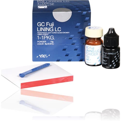 GC Fuji Lining Cement, Self-Cure Glass Ionomer, 1:1 Package, 15 g Powder / 15 g Liquid, 000109 thumbnail 6