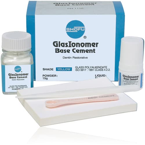 GlasIonomer Base Cement, Introductory Kit, Yellow, 15 g Powder / 5 mL Liquid, 1/Pk, 1110 thumbnail 21