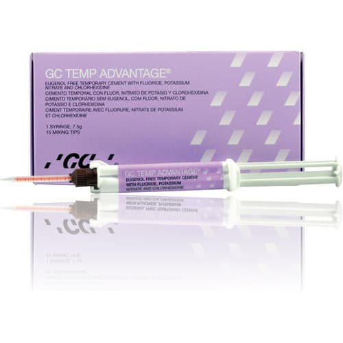 GC Temp Advantage Eugenol-Free Zinc Oxide Temporary Cement, Starter Package, 7.5 g Automix Syringe with 15 Mixing Tips, 136505 thumbnail 19