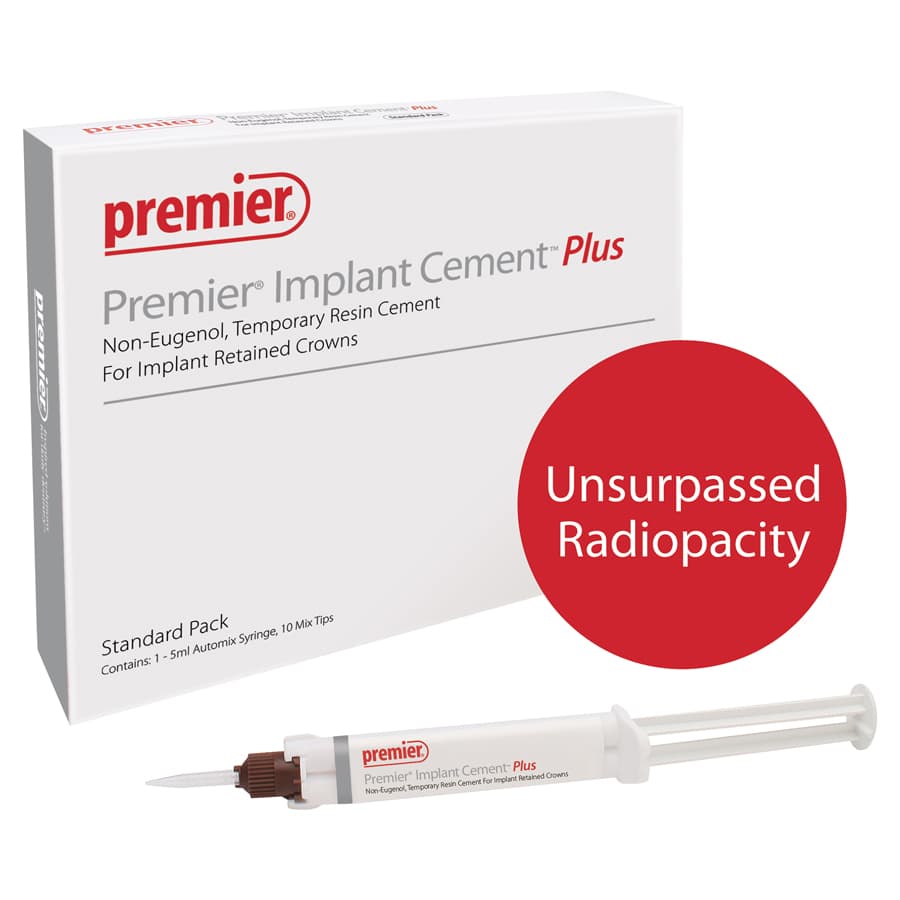 Premier® Implant Cement™ Plus, Standard Pack, White, 5 ml Automix Syringe with 10 Mixing Tips, 3001551 thumbnail 11