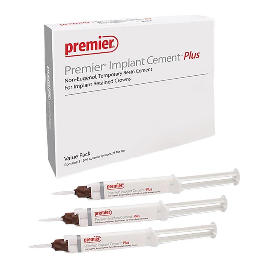 Premier® Implant Cement™ Plus Value Pack, Pink, 3 x 5 ml Automix Syringes with 25 Mixing Tips, 3001555 thumbnail 12